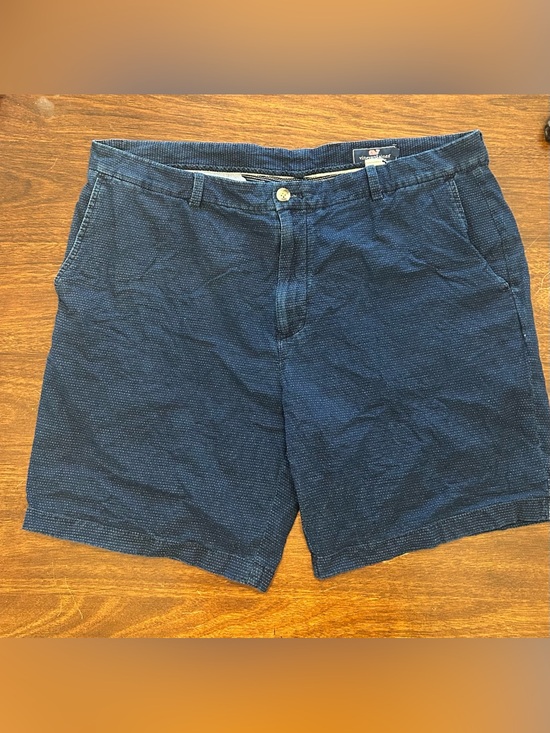 Vineyard Vines Other - Vineyard Vines Men's Dark Navy Textured Flat Front Shorts